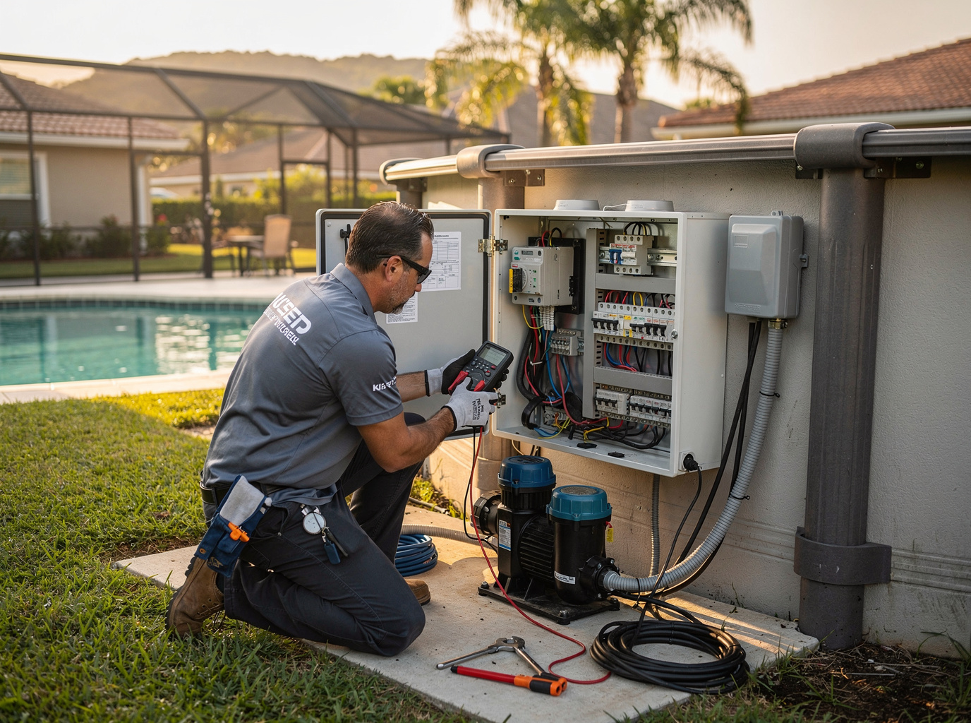 Pool Electrical Repair in Minneola
