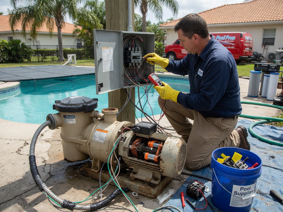 Pool Pump Electrical Repair in Clermont, FL